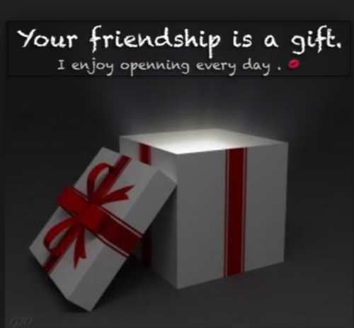 Amistad como regalo.... Siempre