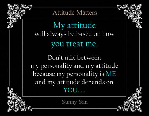 My attitude_Sunny San