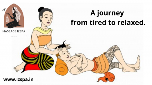 A journey from tired to relaxed.