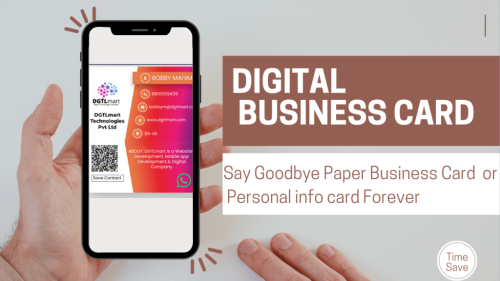 digital visiting card -Dgtldigicard