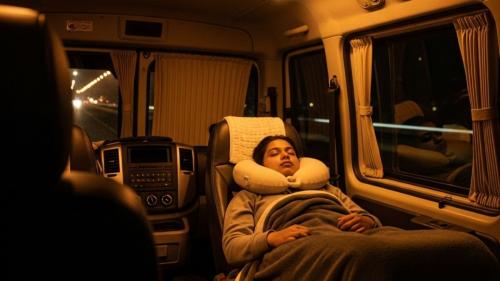 Can we sleep in Tempo Traveller