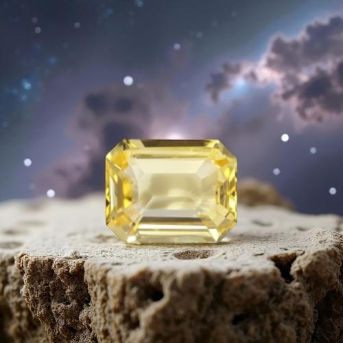 Golden Glow of Yellow Sapphire