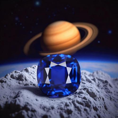 Blue Sapphire and Saturn