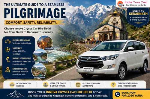 InnovaCrystaCarHireDelhitoKedarnat