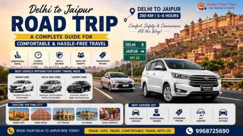 DelhitoJaipurRoadTripACompleteGuideforComfortableHassle-FreeTravel