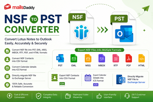 NSF to PST Converter