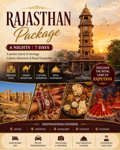 6 Nights 7 Days Rajasthan Package | Royal Rajasthan Tour