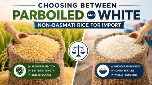 Choosing Between Parboiled and White Non-Basmati Rice for Import