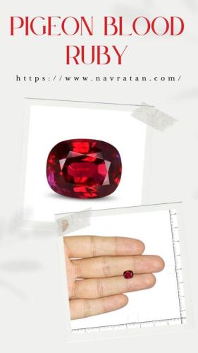 Certified Natural Pigeon Blood Ruby - 1.75 Carat
