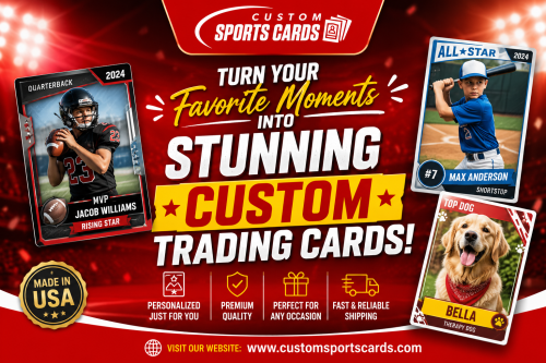 Turn Your Favorite Moments into Stunning Custom Trading Cards