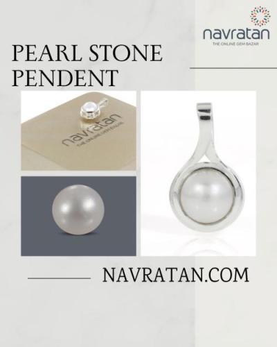 Luxury Natural Pearl Stone Pendent For Women