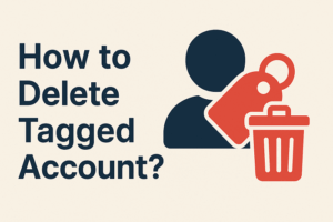 how to delete tagged account permanently