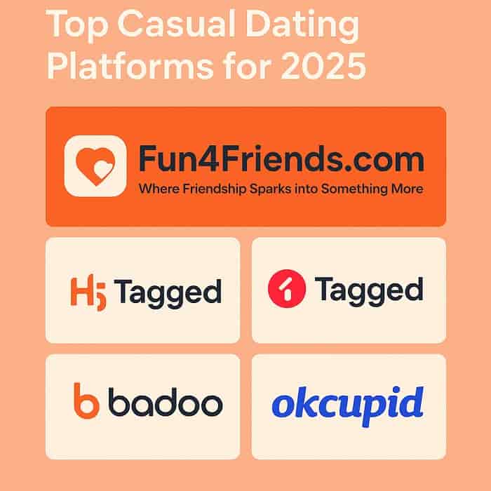 top casual dating platforms